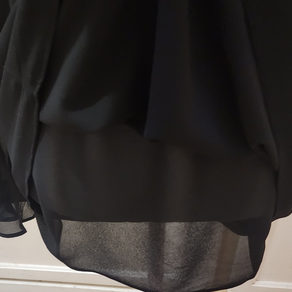 ROZ & ALI Women's Ruffled Long-sleeved Tunic - Picture 9 of 11